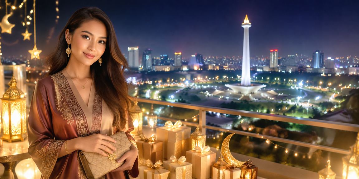 Model Vietnam berpose di depan layar taruhan olahraga yang aktif