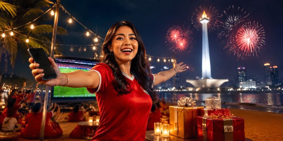 Pengguna mengakses aplikasi mobile casino di pantai Vietnam